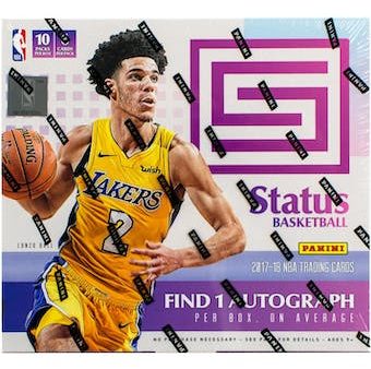 2017 18 Panini Status Basketball Hobby Box Online now