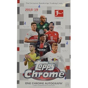 2018 19 Topps Chrome Bundesliga Soccer Hobby Pack Online now