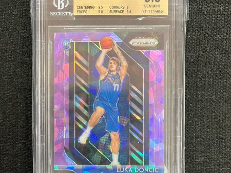 2018 prizm purple luka doncic bgs 9.5 gem mint  149 Online