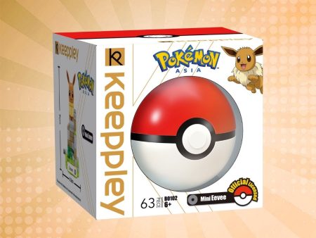 Keeppley Pokémon Ball Collection - Mini Eevee Building Blocks Set on Sale