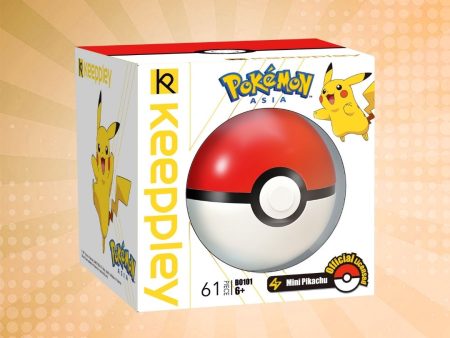 Keeppley Pokémon Ball Collection - Mini Pikachu Building Blocks Set on Sale