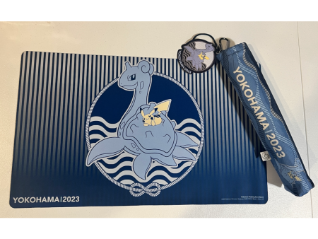 Yokohama Lapras & Pikachu Playmat & Bag Worlds 2023 Exclusive Discount