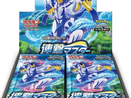 Japanese Pokemon Card Game Sword & Shield S5R Rapid Strike Master BOX (Booster Box) Discount