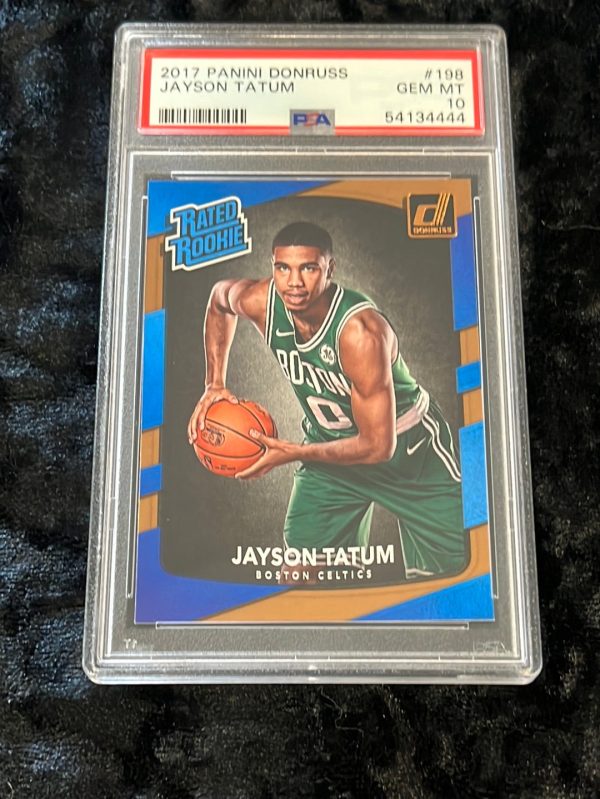 2017-18 DONRUSS JAYSON TATUM #198 RC PSA GEM MINT 10 Online Sale